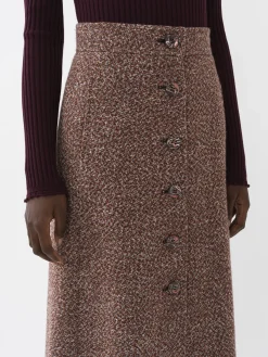 Women Chloé A-Line Midi Skirt