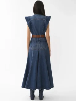 Women Chloé Ankle-Length Flared Dress