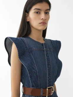 Women Chloé Ankle-Length Flared Dress