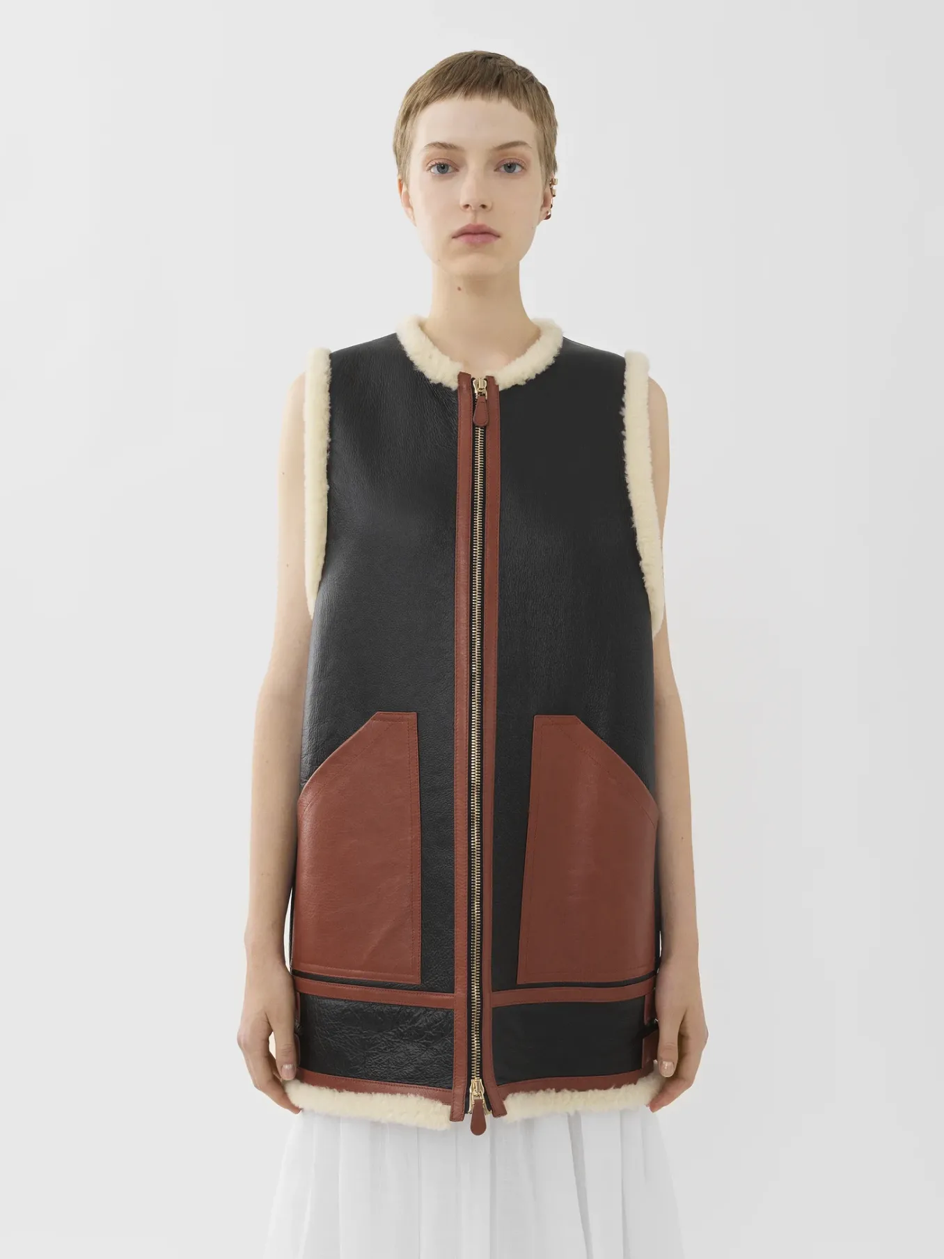 Women Chloé Aviator Gilet