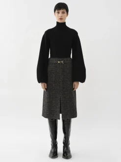 Women Chloé Balloon-Sleeve Turtleneck Jumper