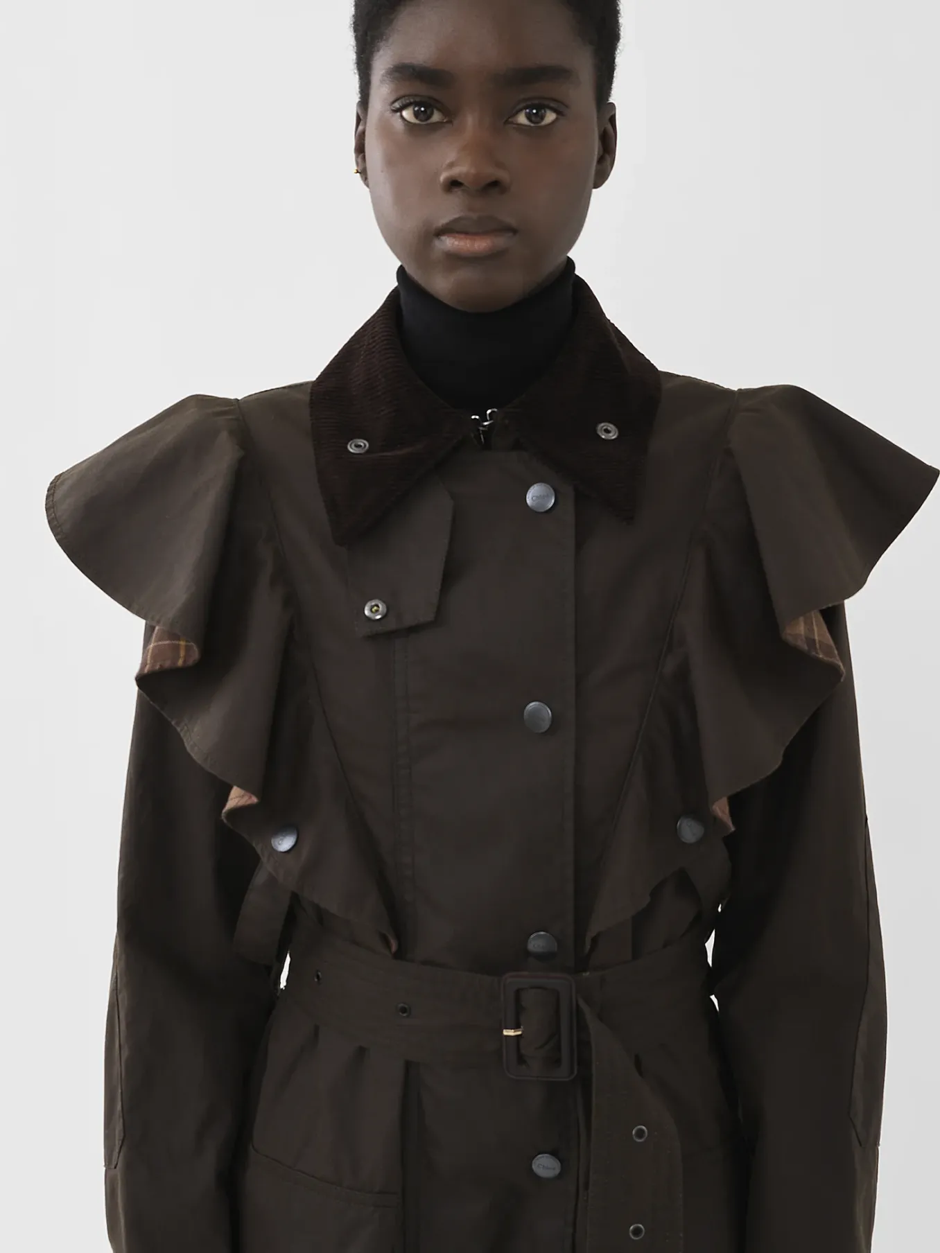 Women Chloé Barbour For Chloe "Dani" Trench Coat