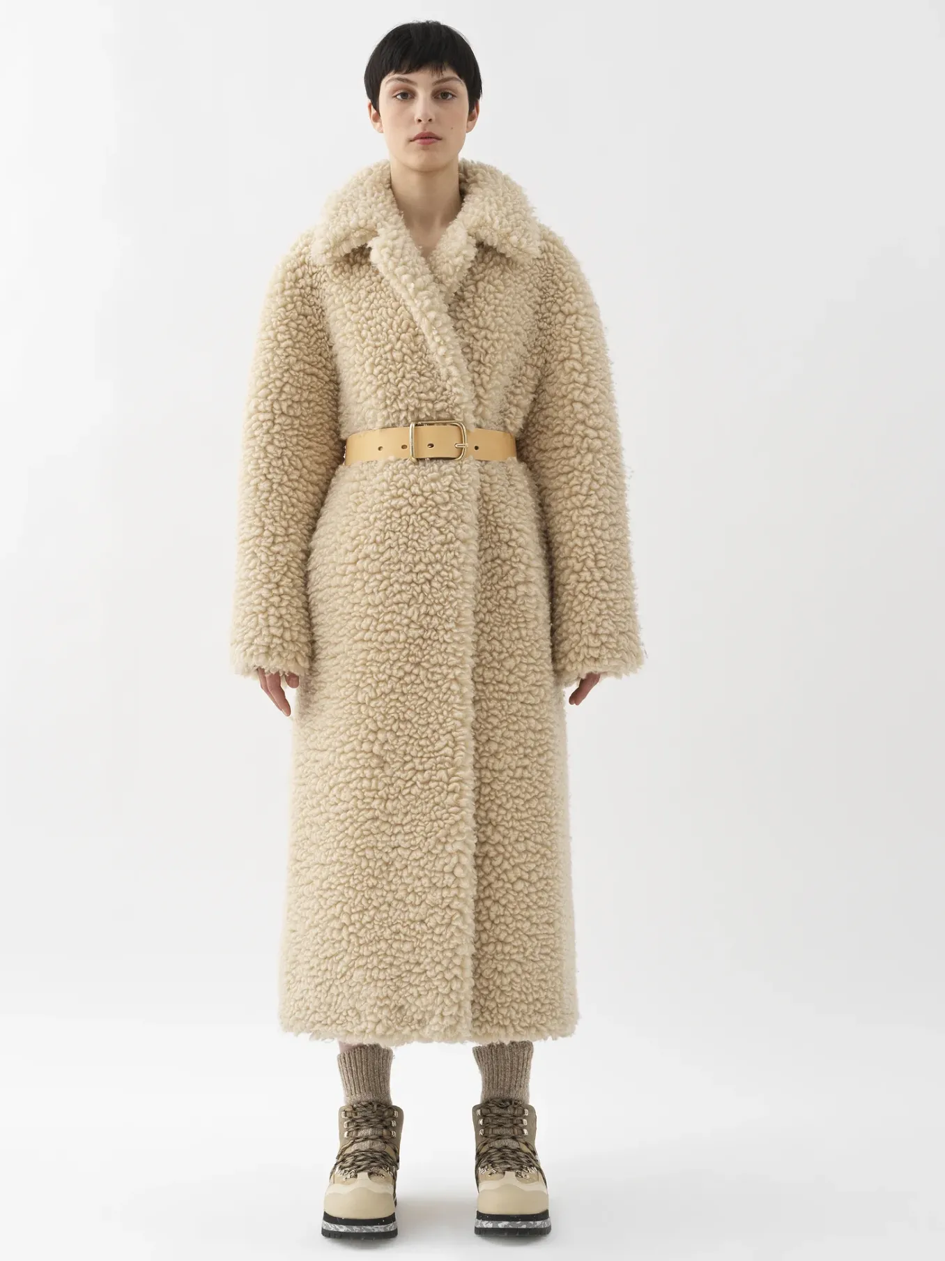 Women Chloé Belted Cocoon Coat