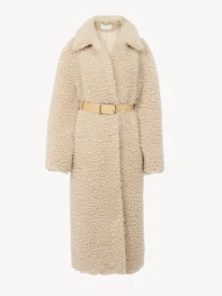 Women Chloé Belted Cocoon Coat