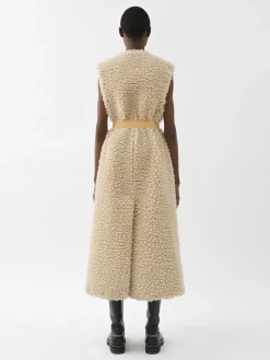 Women Chloé Belted Cocoon Gilet