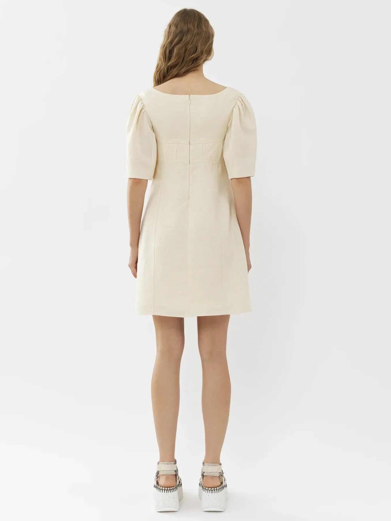 Women Chloé Boat-Neck Mini Dress