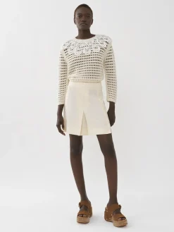 Women Chloé Button-Detailed Mini Skirt