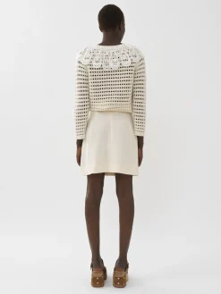 Women Chloé Button-Detailed Mini Skirt