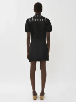 Women Chloé Button-Detailed Mini Skirt