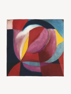 Women Chloé Caroline Denervaud For Chloe Printed Scarf