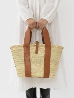 Women Chloé Chloe Sense Medium Basket
