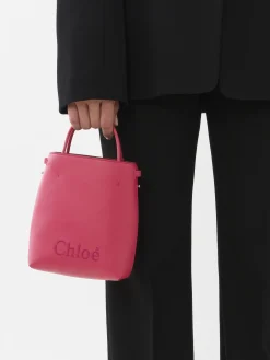 Women Chloé Chloe Sense Micro Tote Bag