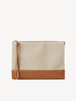 Women Chloé Chloe Sense Zipped Pouch