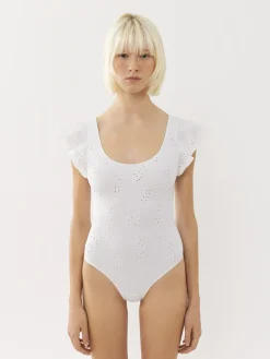 Women Chloé Chloe X Eres Philippine Wing-Sleeve Swimsuit