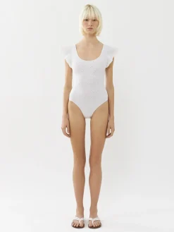 Women Chloé Chloe X Eres Philippine Wing-Sleeve Swimsuit