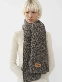 Women Chloé Chunky Knit Scarf