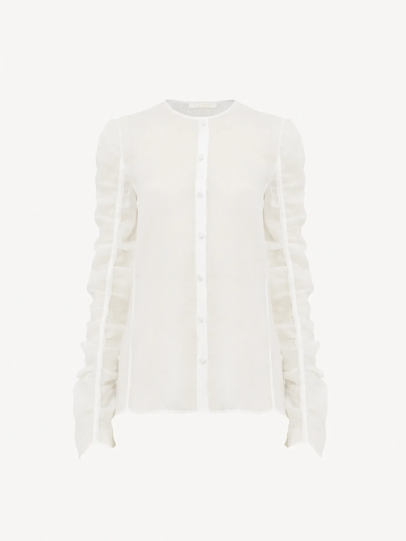 Women Chloé Collarless Blouse