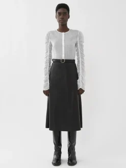 Women Chloé Collarless Blouse