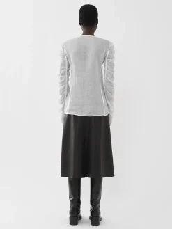 Women Chloé Collarless Blouse