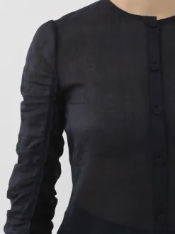 Women Chloé Collarless Blouse
