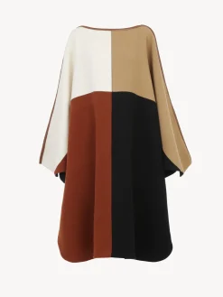 Women Chloé Colour-Block Poncho