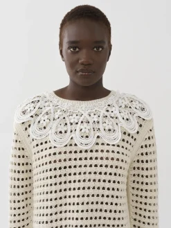 Women Chloé Crochet Sweater