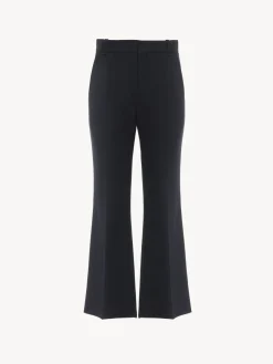 Women Chloé Cropped Bootcut Trousers
