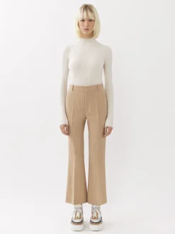 Women Chloé Cropped Bootcut Trousers