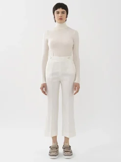 Women Chloé Cropped Sailor Trousers