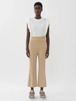 Women Chloé Cropped Sailor Trousers