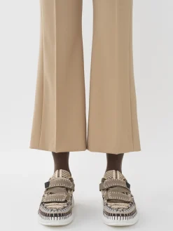 Women Chloé Cropped Sailor Trousers