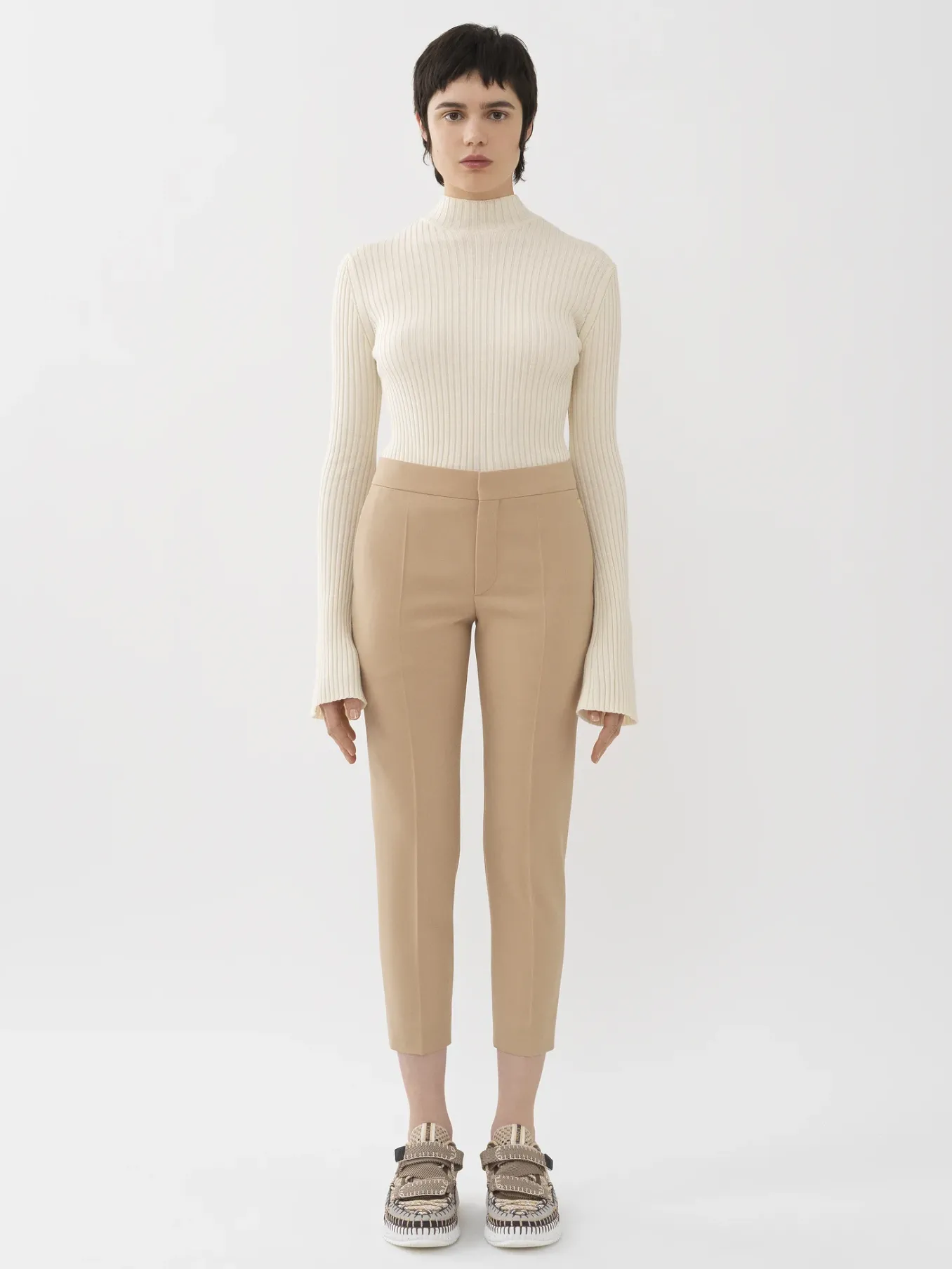 Women Chloé Cropped Trousers