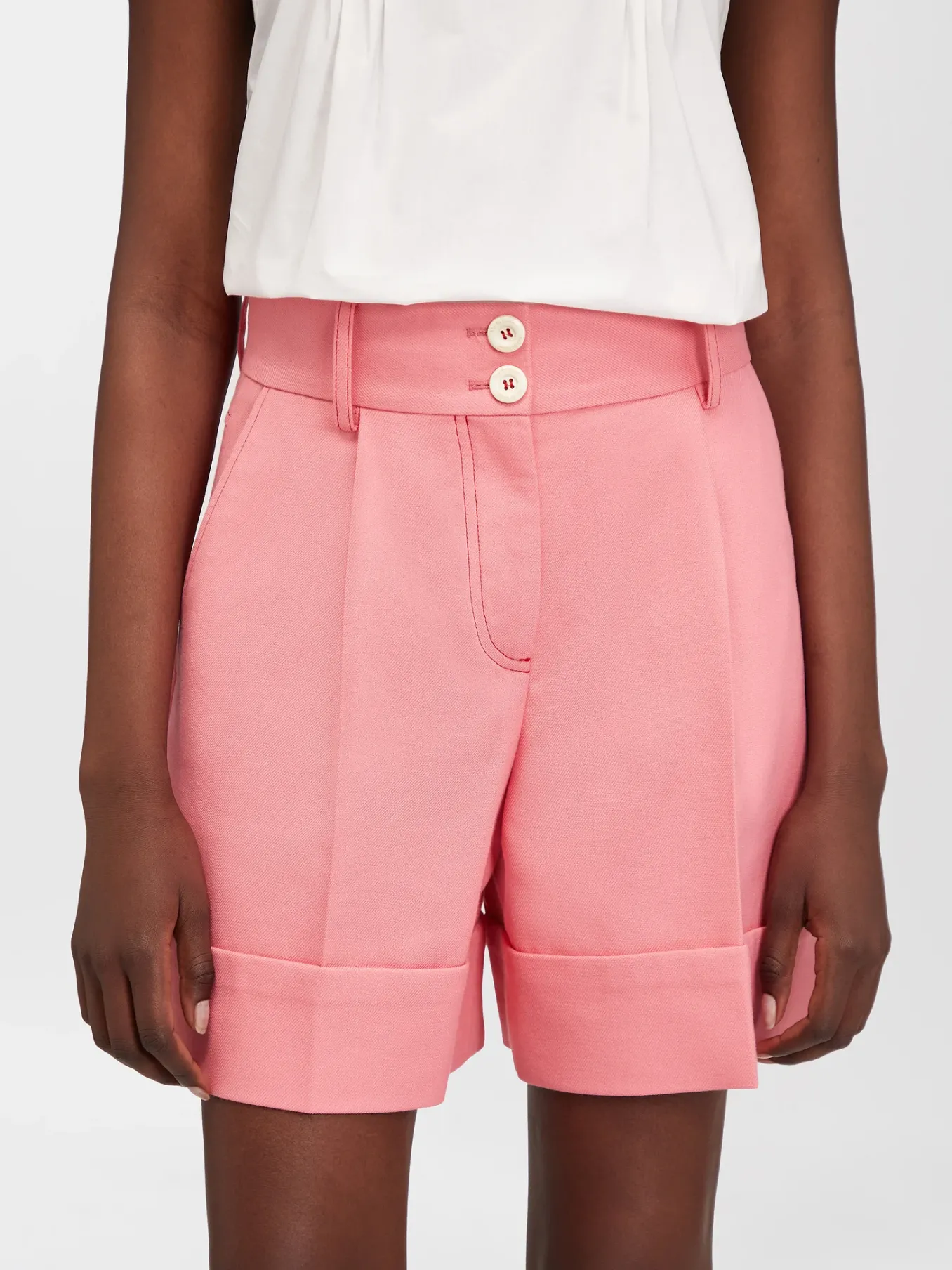 Women Chloé Cuffed Bermuda Shorts