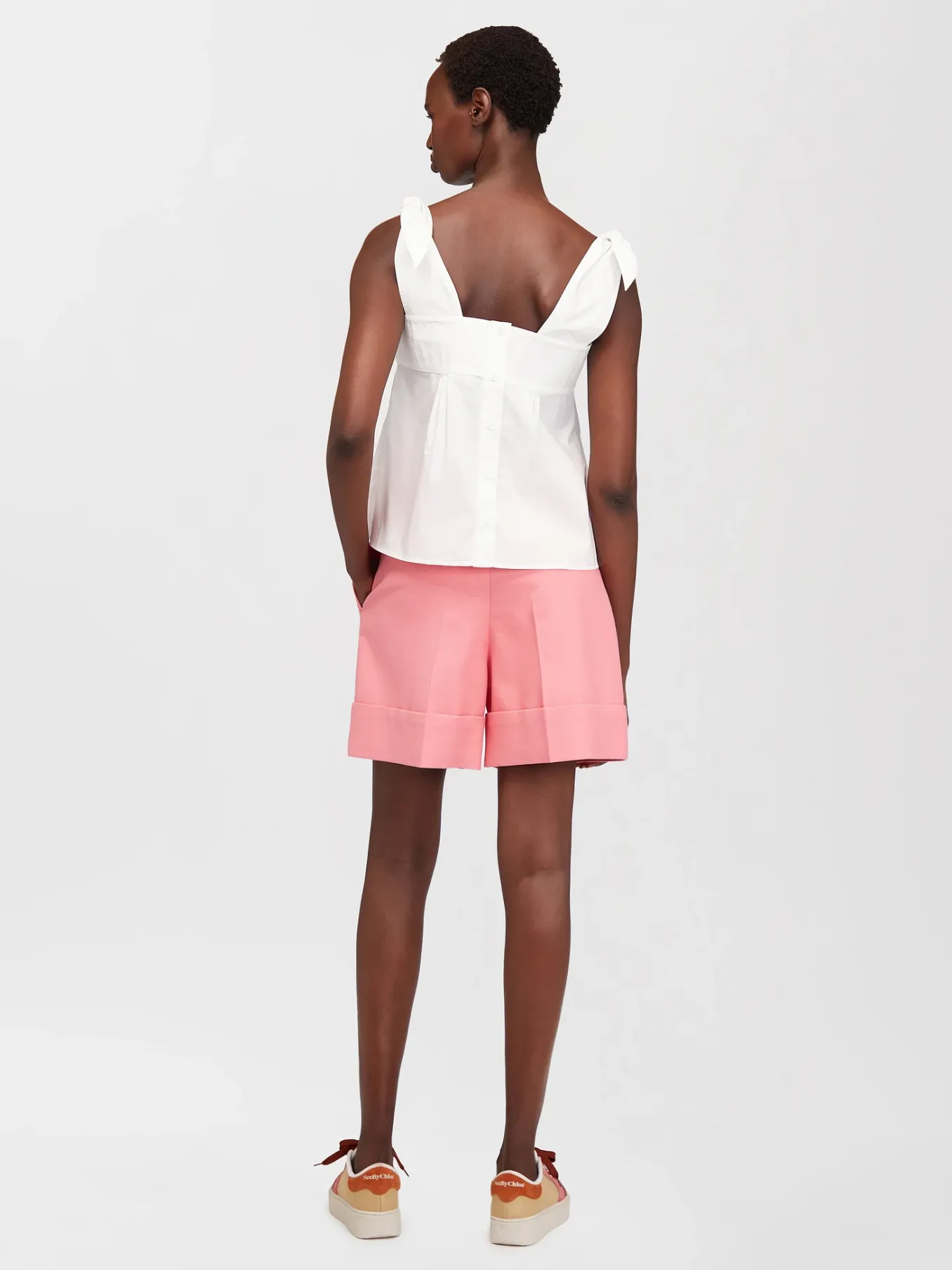 Women Chloé Cuffed Bermuda Shorts