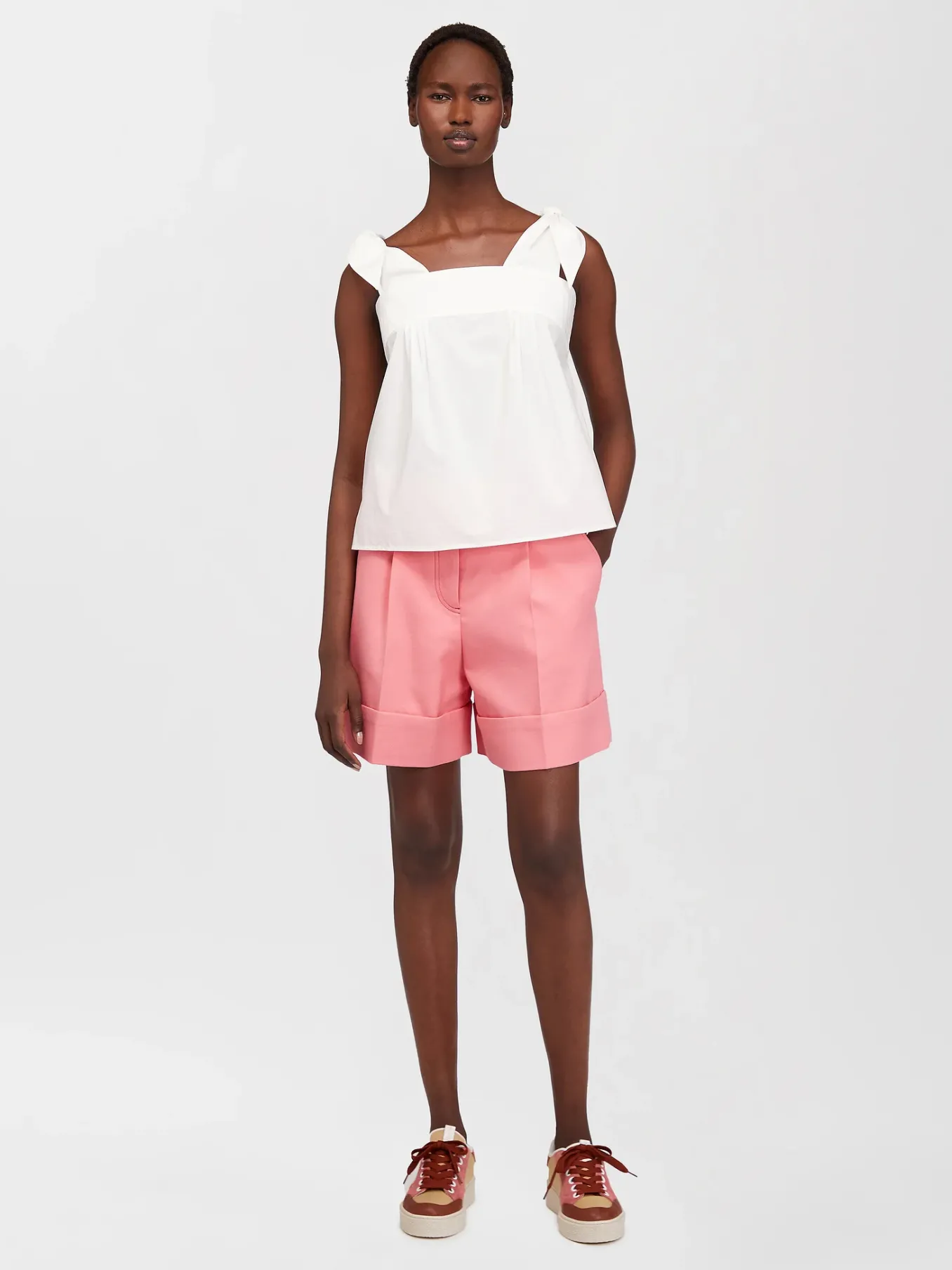 Women Chloé Cuffed Bermuda Shorts