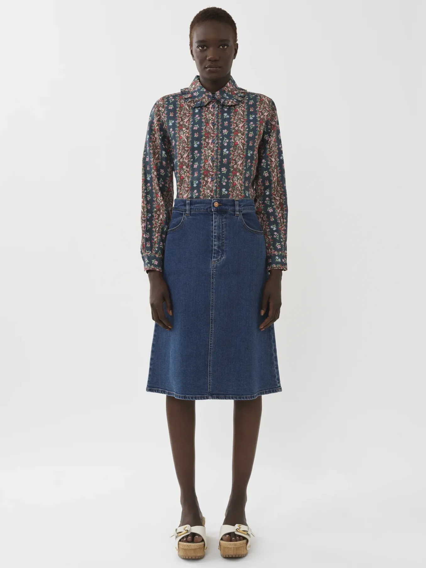 Women Chloé Denim Skirt