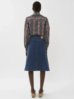 Women Chloé Denim Skirt