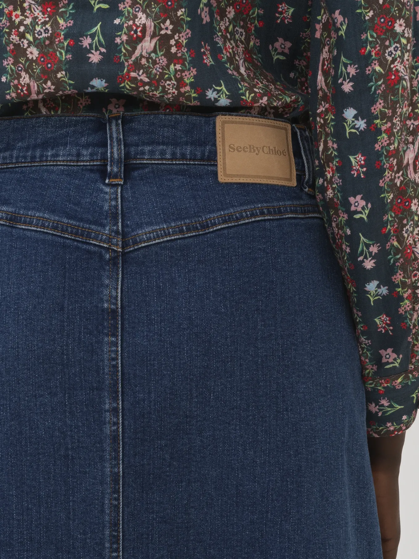 Women Chloé Denim Skirt