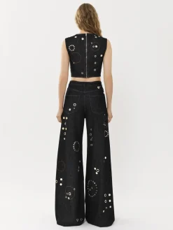 Women Chloé Embellished Rave Jeans