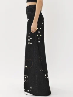 Women Chloé Embellished Rave Jeans