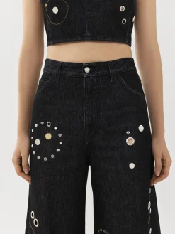 Women Chloé Embellished Rave Jeans