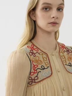 Women Chloé Embroidered Blouse