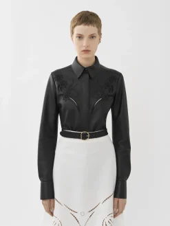 Women Chloé Embroidered Classic Shirt
