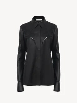 Women Chloé Embroidered Classic Shirt