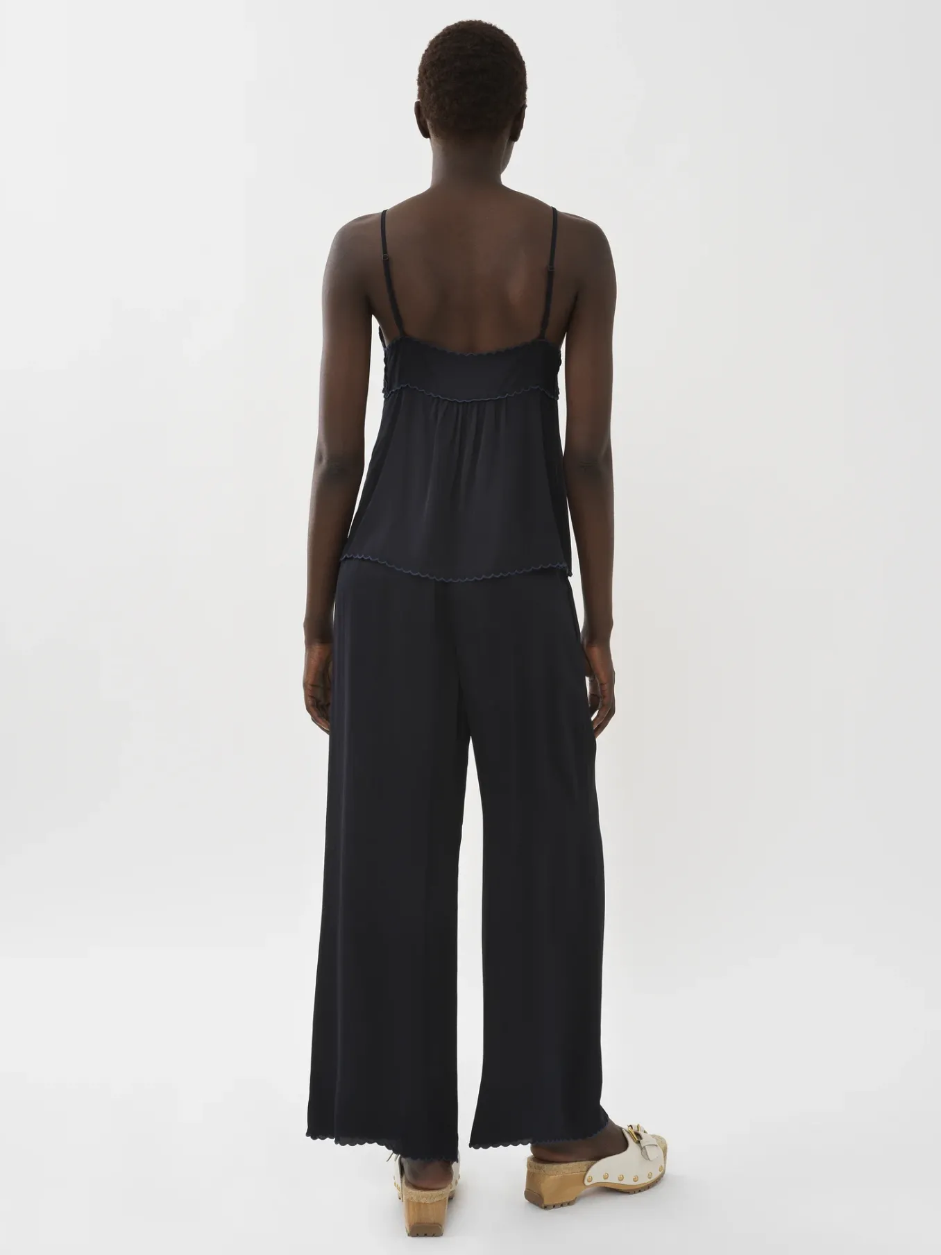 Women Chloé Embroidered Culotte Pants