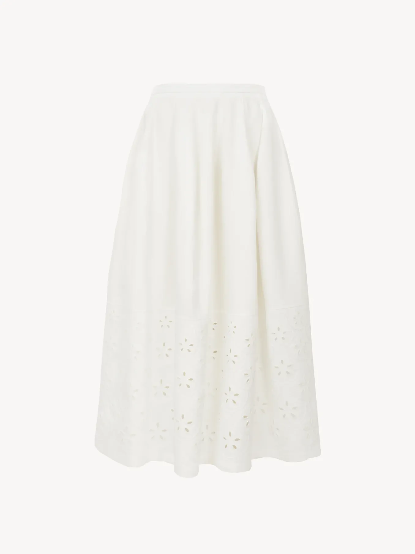 Women Chloé Embroidered Midi Skirt