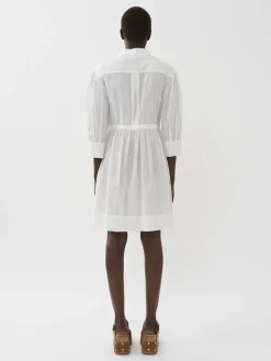 Women Chloé Embroidered Shirt Dress