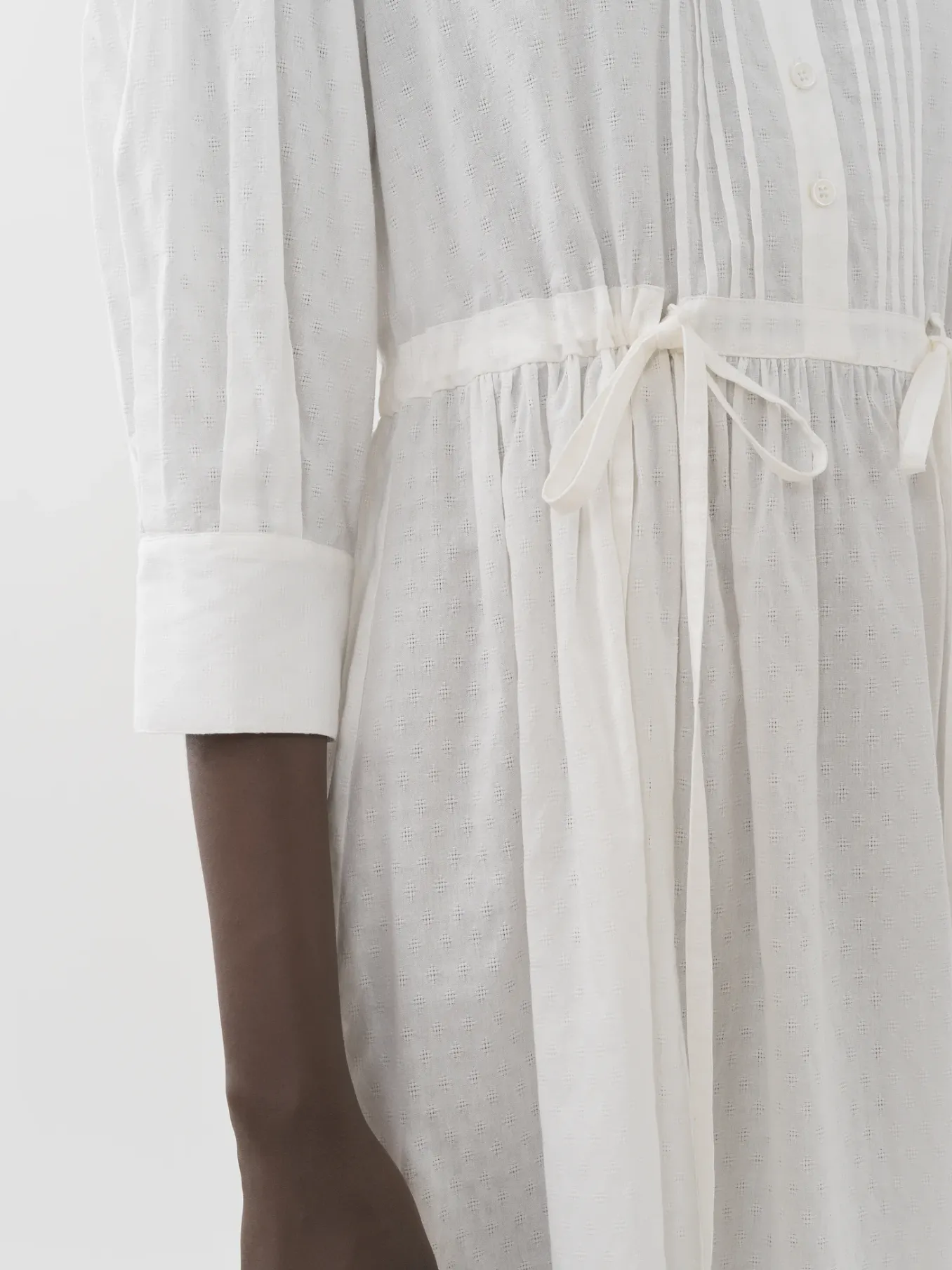 Women Chloé Embroidered Shirt Dress