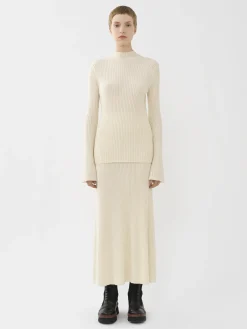 Women Chloé Fitted Mock-Neck Jumper
