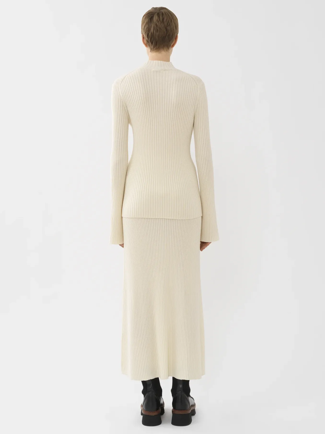 Women Chloé Fitted Mock-Neck Jumper